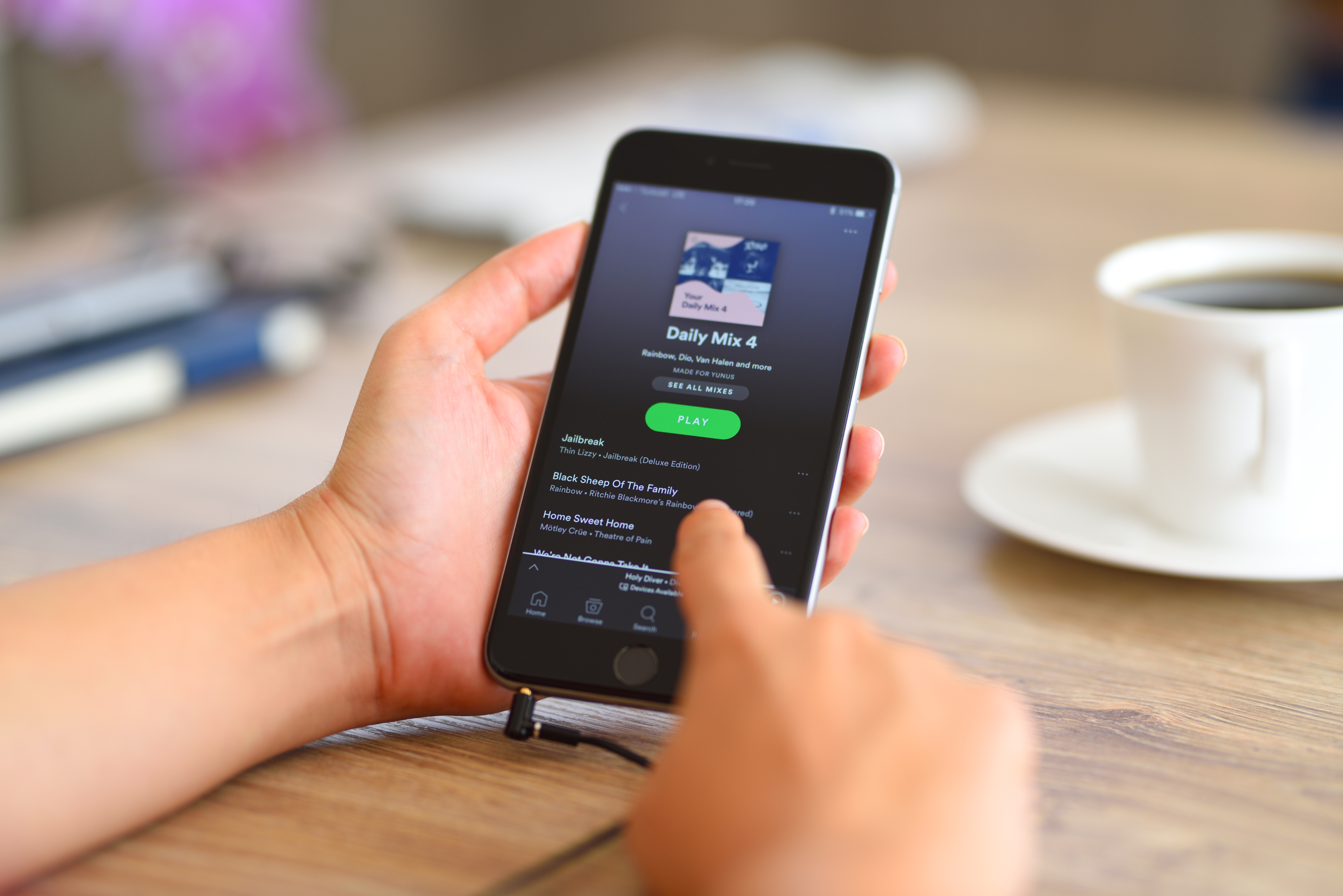 Spotify on iPhone 6